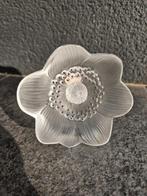 Lalique - sculptuur, Fleur anémone Lalique - 9 cm - Kristal, Antiek en Kunst