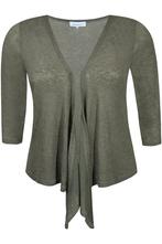Zhenzi overslag vest korte mouw Maat:, Kleding | Dames, Truien en Vesten, Verzenden, Nieuw, Overige kleuren