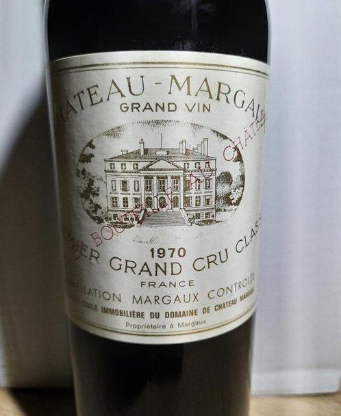 1970 Chateau Margaux - Margaux 1er Grand Cru Classé - 1 Fles, Verzamelen, Wijnen