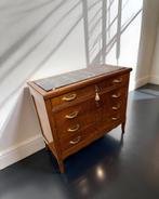 Ladekast - Hout, Marmer, Messing, Walnoot, Antiek en Kunst