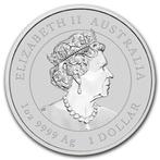 Australië. 1 Dollar 2021 Jahr des Ochsen - Colorized, 1 Oz