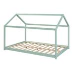 [en.casa] Kinderbed Cerro huisbed met bedbodem 140x200 cm mi, Verzenden, Nieuw