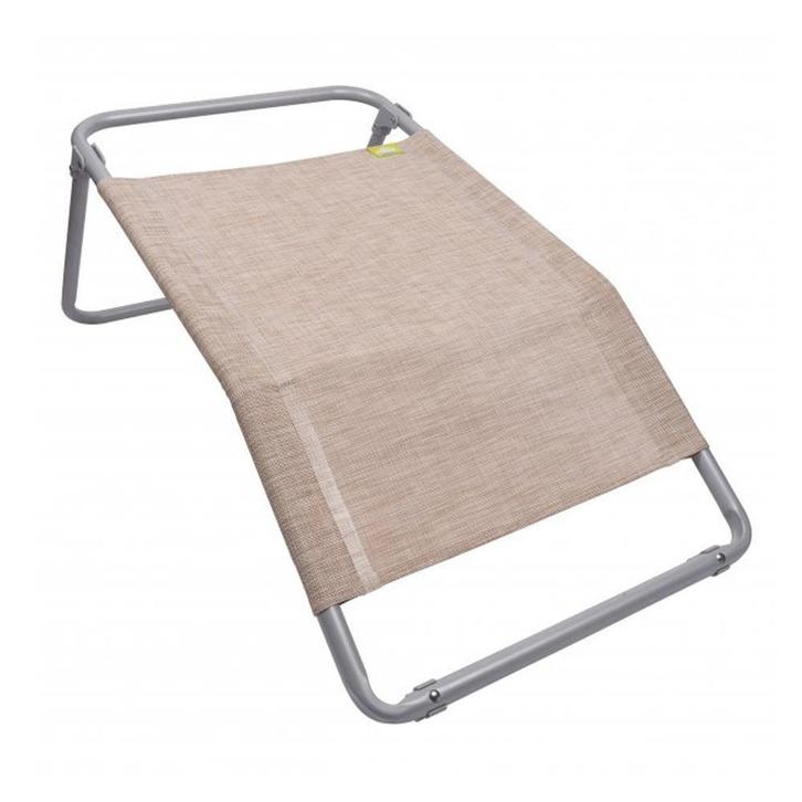ViaMondo Voetenbank Beige, Caravans en Kamperen, Kampeeraccessoires, Nieuw