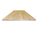 Eiken tafelblad 4 cm massief - glad-100x100 cm, Nieuw, 100 tot 150 cm, Tafelblad, Scandinavisch / Landelijk / Industrieel