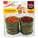 Hobby First Hope Farms Timothy Rolls Wortel & Paprika 200 gr, Nieuw, Verzenden