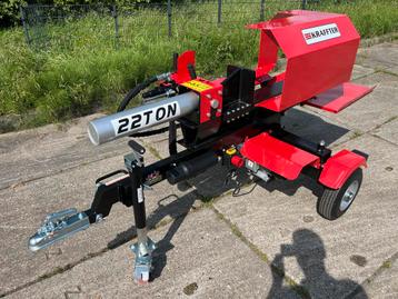 Kraffter 22ton houtklover Elektrisch 400V horizontaal beschikbaar voor biedingen