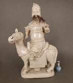 Figuur - God of War Guandi on Horseback - Qing, 17th Century