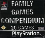 20 Games Family Games Compendium (PS1 Games) (Playstation 1), Ophalen of Verzenden, Zo goed als nieuw