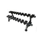 Hexagon Dumbbell Set 1 kg t/m 10 kg met Toren - Gym of Thuis, Overige materialen, Overige typen, Nieuw, Verzenden