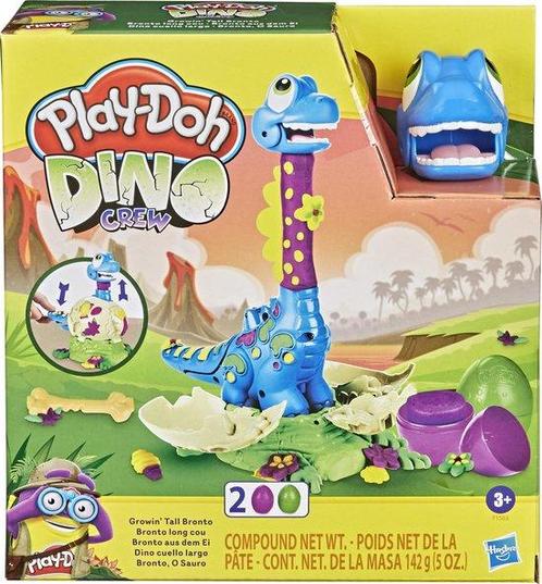 Play-Doh Dino Crew Langnek Bronto Klei Speelset, Kinderen en Baby's, Speelgoed | Overig, Ophalen of Verzenden