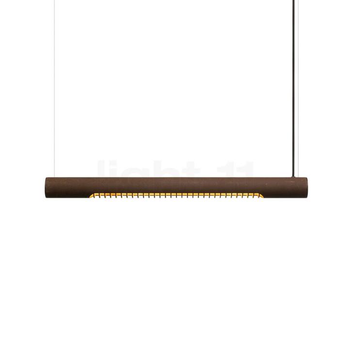 Graypants Roest Hanglamp horizontaal LED, roest - 75 cm, Huis en Inrichting, Lampen | Hanglampen, Nieuw, Verzenden