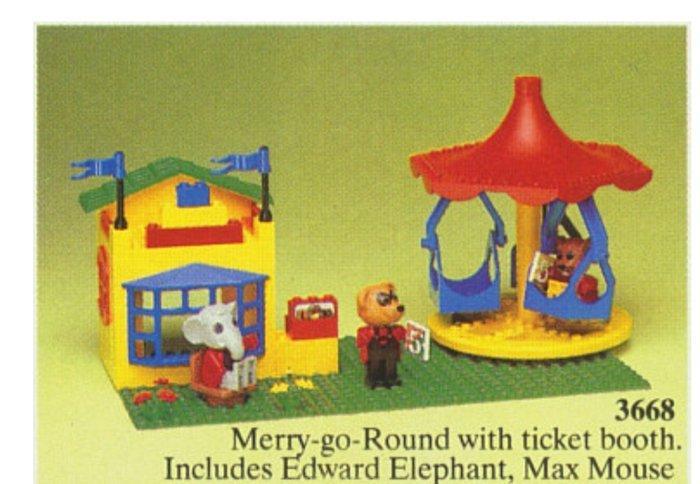 Lego Set - 3668 - Fabuland - Merry-Go-Round, Kinderen en Baby's, Speelgoed | Duplo en Lego