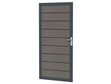 Veiling - Composiet tuindeur - grijs - 183x93 cm beschikbaar voor biedingen