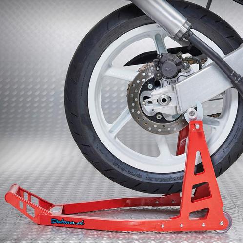 Datona MotoGP Paddockstand achterwiel - Honda rood -, Doe-het-zelf en Verbouw, Overige Doe-het-zelf en Verbouw, Nieuw, Ophalen of Verzenden