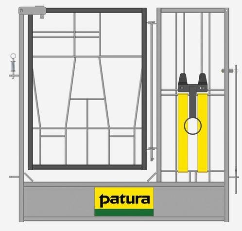 Deur gedeeld met scharnieren voor de Patura Kalverbox, Dieren en Toebehoren, Overige Dieren-accessoires, Nieuw, Ophalen of Verzenden
