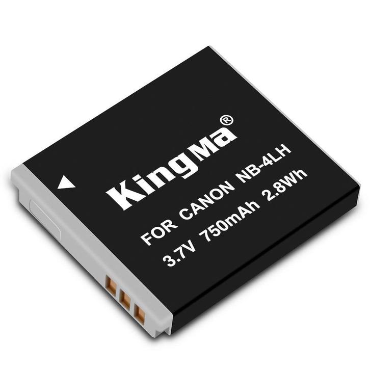KingMa Accu voor Canon NB-4LH - 750mAh (Nieuw), Audio, Tv en Foto, Fotografie | Fotostudio en Toebehoren, Nieuw, Verzenden