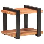 vidaXL Nachtkastje 50x40x40 cm massief acaciahout, Verzenden, Nieuw, 45 tot 65 cm, Minder dan 55 cm