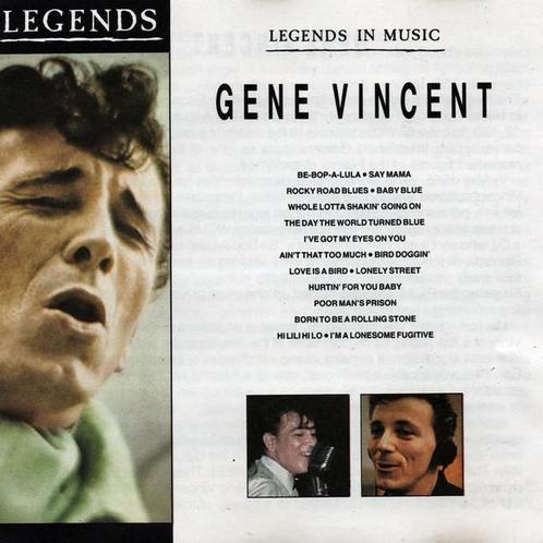 cd - Gene Vincent - Legends In Music, Cd's en Dvd's, Cd's | Overige Cd's, Zo goed als nieuw, Verzenden