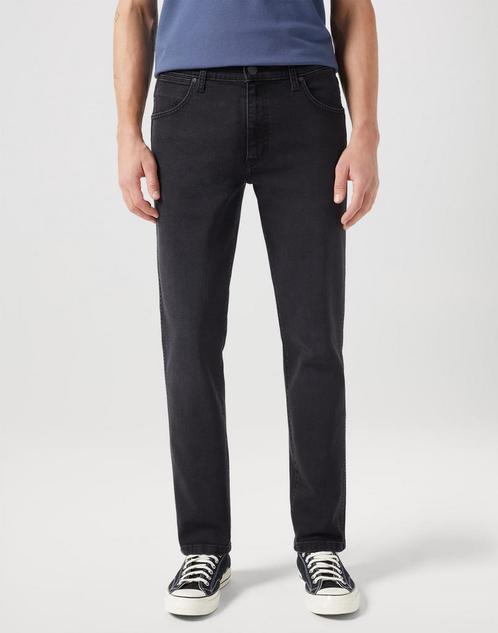 -50% Wrangler  Wrangler Greensboro film noir  maat 34-34, Kleding | Heren, Spijkerbroeken en Jeans, Zwart, Nieuw, Verzenden