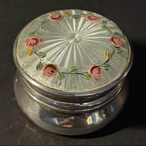 Thomas Charles Duff - Pillendoosje - .925 zilver, Antiek en Kunst, Antiek | Goud en Zilver