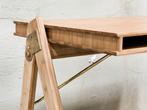 30% korting | Eikenhouten bureau | We do Wood | B95 x H75, Verzenden, Nieuw, Bureau