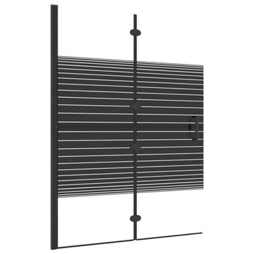 Douchewand 100x140 Zwart | Retourdeal | 35% Korting beschikbaar voor biedingen
