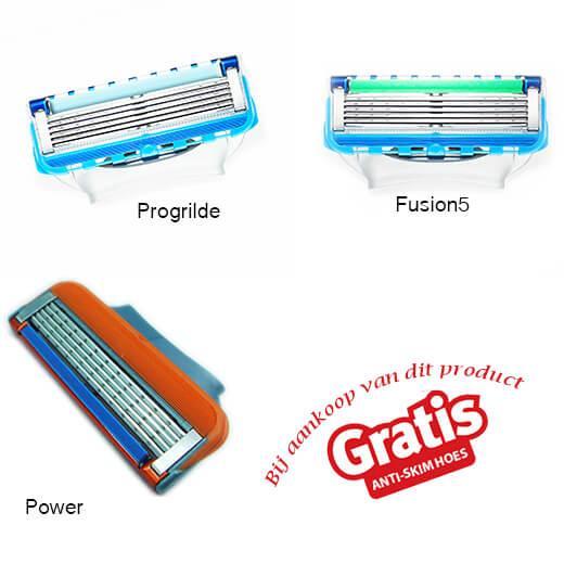 Scheermessen geschikt voor Gillette Fusion (1 set, 4 messen), Sieraden, Tassen en Uiterlijk, Uiterlijk | Gezichtsverzorging, Verzenden