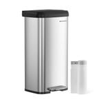 SONGMICS prullenbak 68 liter - pedaalemmer - afvalemmer -, Huis en Inrichting, Woonaccessoires | Prullenbakken, Verzenden, Nieuw