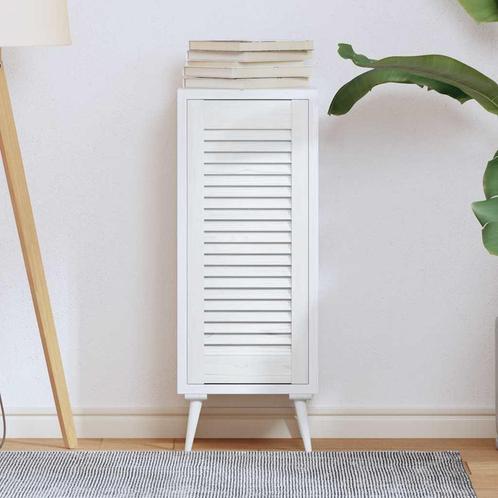 vidaXL Kastdeur louvre design 69x29,5 cm wit, Huis en Inrichting, Kasten | Overige, Nieuw, Verzenden