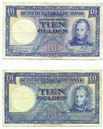 Nederland. - 2 x 10 Gulden - 1945/1949  (Zonder