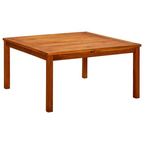 vidaXL Tuintafel 85x85x45 cm massief acaciahout, Tuin en Terras, Tuintafels, Nieuw, Hout, Verzenden