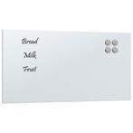 Wit Magneetbord Glas 60x30 - OP=OP - 47% Korting!, Ophalen of Verzenden, Nieuw, Magneetbord