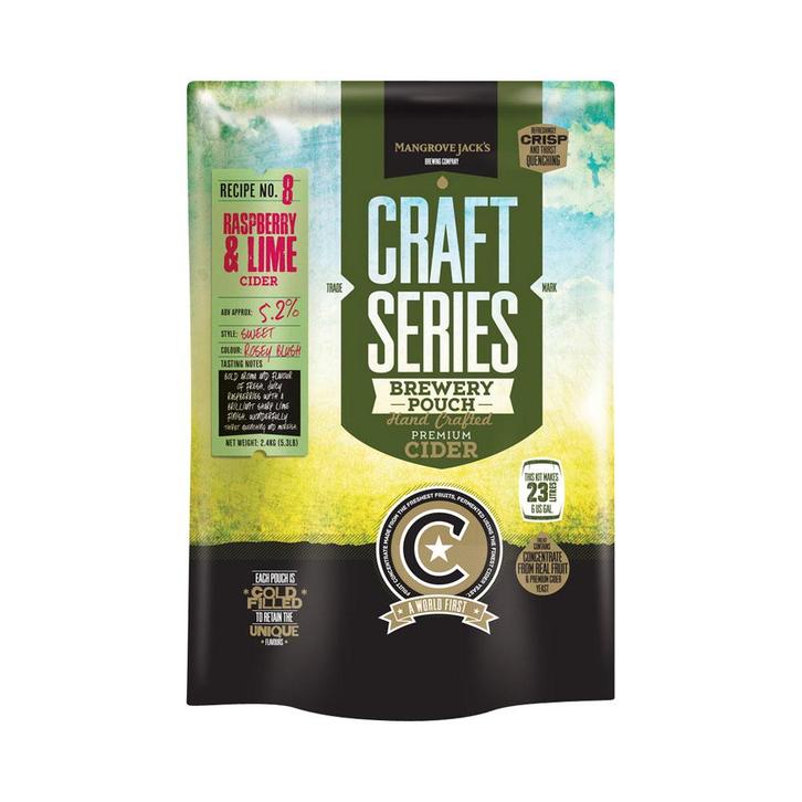 Mangrove Jacks - Framboos en Limoen Cider - 2,4 kg, Huis en Inrichting, Keuken | Potten en Pannen, Overige typen, Nieuw, Ophalen of Verzenden