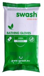 Swash® Bathing Gloves vochtige washandjes Geparfumeerd Green, Verzenden, Nieuw
