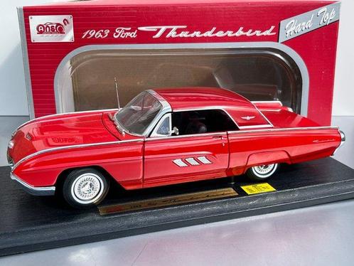Anson 1:18 - Model coupé - Ford Thunderbird Hardtop 1963 -, Hobby en Vrije tijd, Modelauto's | 1:5 tot 1:12