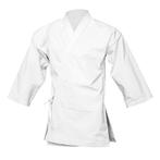 karate jacket HEAVY-WHITE short sleeves, Sport en Fitness, Vechtsporten en Zelfverdediging, Nieuw, Verzenden