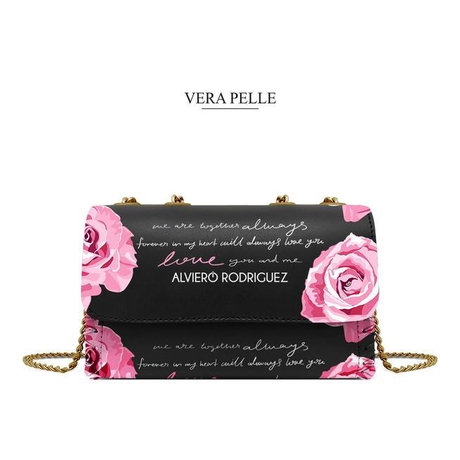 Eco gerecycled leer hand tas - voorgevormd - goeden ketting, Sieraden, Tassen en Uiterlijk, Tassen | Schoudertassen