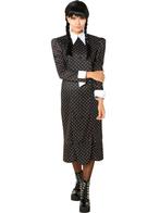 Halloween Jurk Wednesday Addams Dames, Nieuw, Verzenden