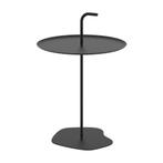 Bijzettafel Calimera zwart staal Ø38 cm met handgreep casa.p, Verzenden, Nieuw