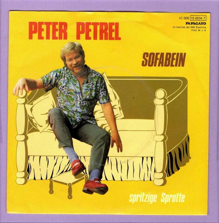 Peter Petrel – Sofabein / Spritzige Sprotte (1-7-Vinyl-Sing, Cd's en Dvd's, Vinyl Singles, Ophalen of Verzenden