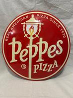 Emaille bord - Peppes Pizza - Emaille, Antiek en Kunst