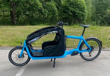 Bullitt bakfiets - Shimano 6100 - XT11di2 - Blauw en Wit beschikbaar voor biedingen