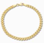 Gouden Panter Schakelarmband 14K, Verzenden, Nieuw