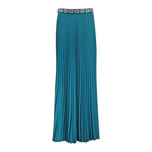 Elisabetta Franchi • maxi plissé rok • 38 (IT44), Kleding | Dames, Rokken, Blauw, Nieuw, Maat 38/40 (M), Verzenden