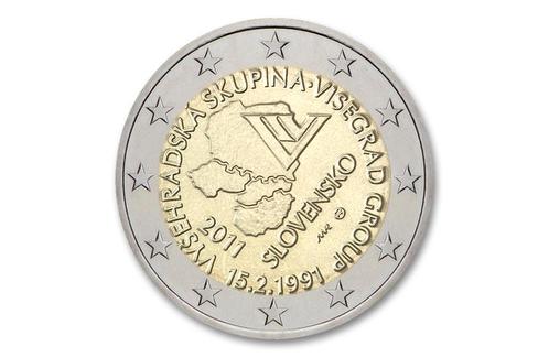 2 euro Visegrad 2011 - Slowakije, Postzegels en Munten, Munten | Europa | Euromunten, Verzenden