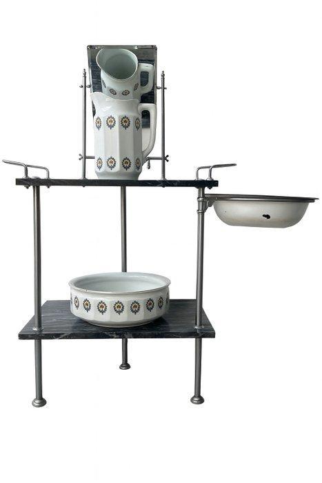 Lavabo - sovieta ceramica italiana - Metaal, Marmer,, Antiek en Kunst, Kunst | Designobjecten