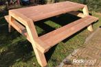 Rockwood® Picknicktafel Douglas Big Foot 2.50m, Ophalen of Verzenden, Nieuw, Rechthoekig, Hout