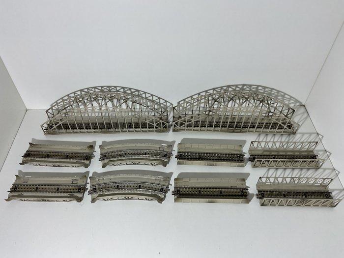 Märklin H0 - 7163/7162/7161/7168/7167 - Bruggen (10) - 10, Hobby en Vrije tijd, Modeltreinen | H0