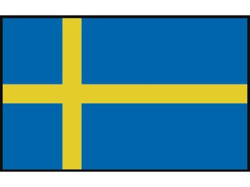 Vlag Zweden, Watersport en Boten, Bootonderdelen, Nieuw, Zeilboot of Motorboot, Ophalen of Verzenden