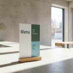 Oacklux Menukaarthouder Eiken A5, Nieuw in verpakking